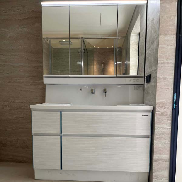 Tủ gương Takara Famile S-YER120HXA(YBW) size 120cm
