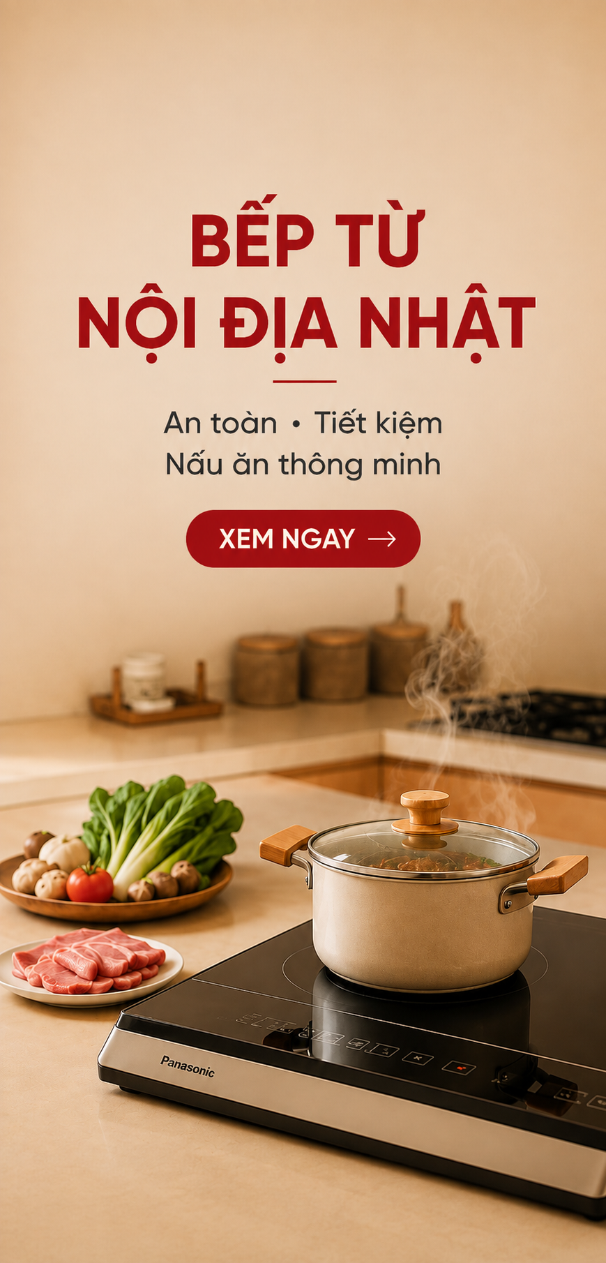 Bếp từ, Hút mùi, Nồi chảo